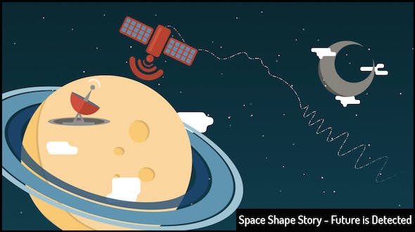 Future is Detected Shape Space Story - Videohive Download 10767054