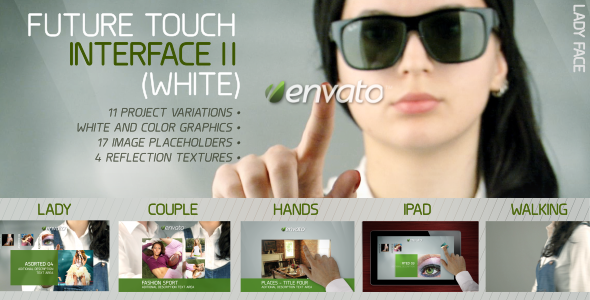 Future Touch Interface II (White) - Download Videohive 1832015