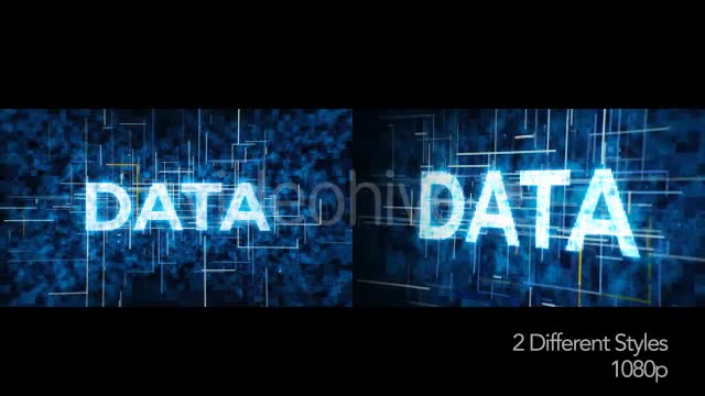 Futuristic Data Typography - Download Videohive 21138400