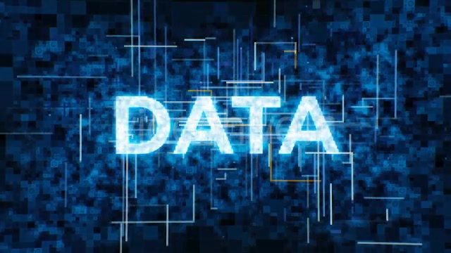 Futuristic Data Typography - Download Videohive 21138400