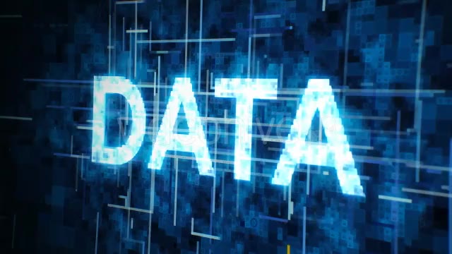 Futuristic Data Typography - Download Videohive 21138400