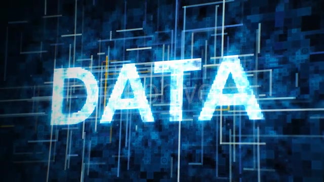 Futuristic Data Typography - Download Videohive 21138400