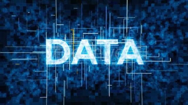 Futuristic Data Typography - Download Videohive 21138400