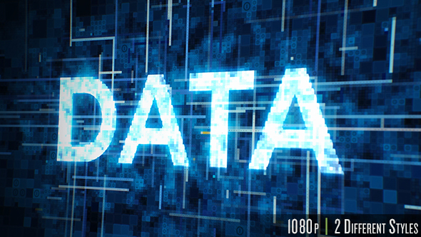 Futuristic Data Typography - Download Videohive 21138400