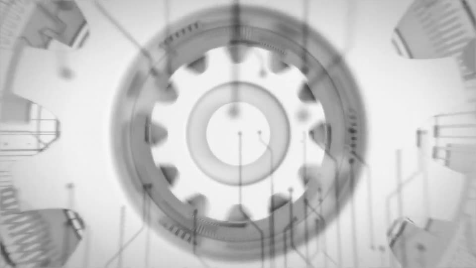 Futuristic Gears Logo Reveals Videohive 25638816 After Effects Image 1