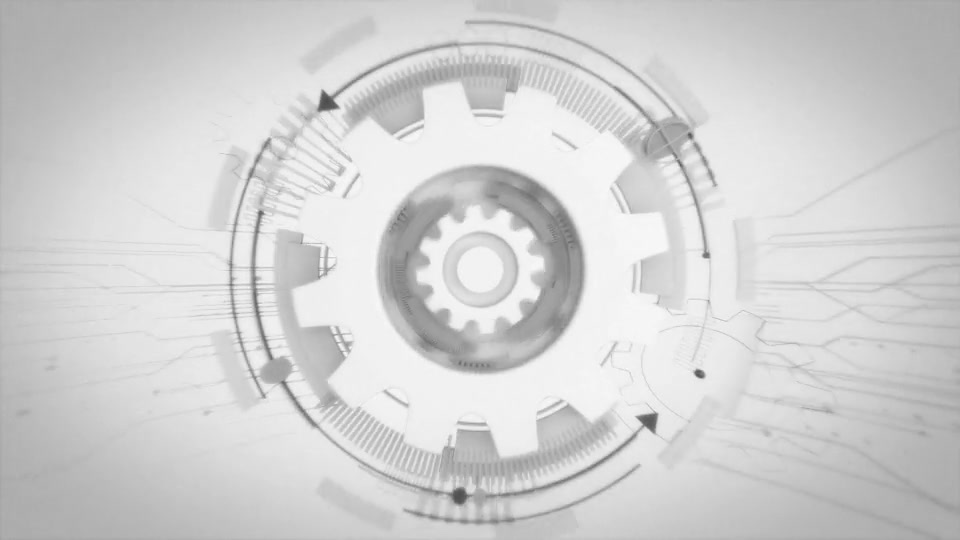 Futuristic Gears Logo Reveals Videohive 25638816 After Effects Image 2