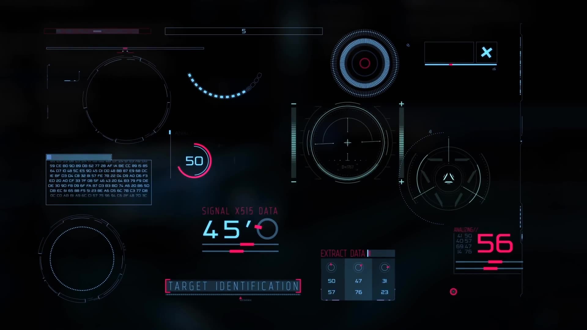 Futuristic HUD Alphabet Videohive 22745790 After Effects Image 12