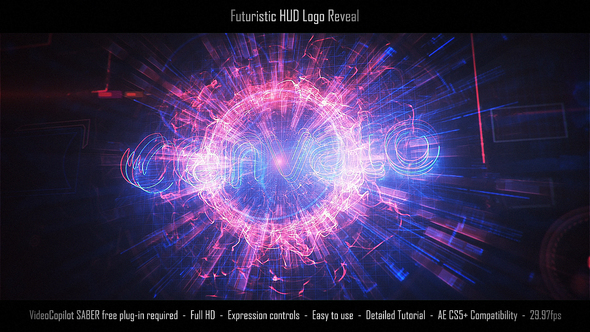 Futuristic HUD Logo Reveal - Download Videohive 22444843