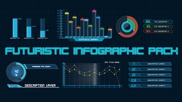 Futuristic Infographics MOGRT - Download Videohive 28917277