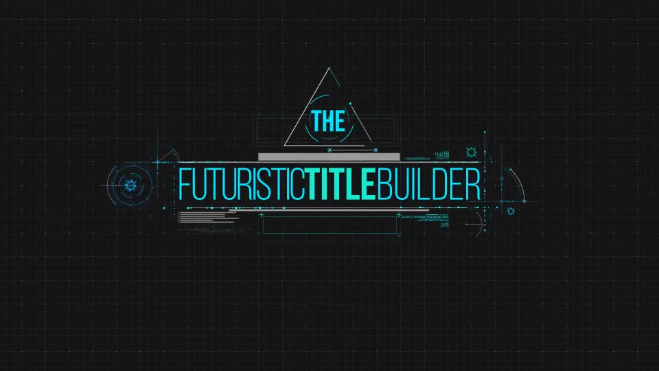 Futuristic Title Builder - Download Videohive 11103358