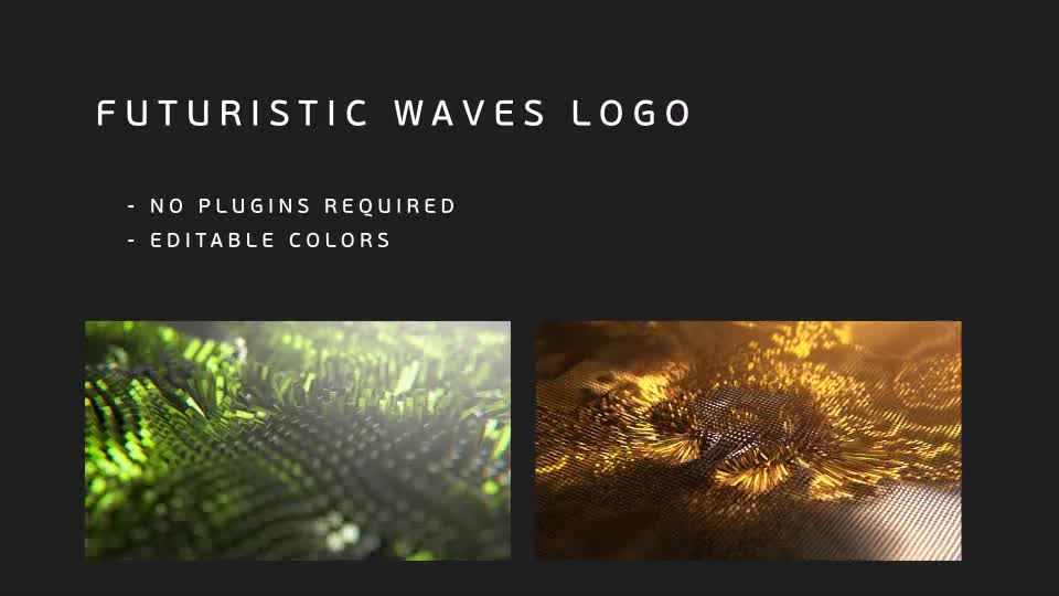 Futuristic Waves Logo Videohive 23765526 After Effects Image 1