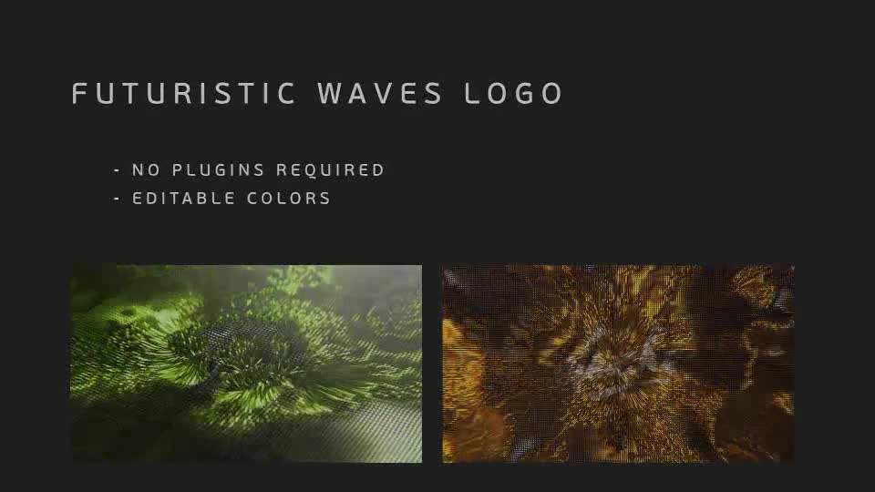 Futuristic Waves Logo Videohive 23765526 After Effects Image 2