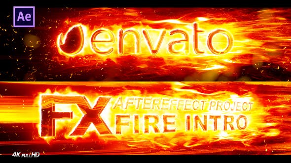 FX Fire Intro Logo - 35542667 Videohive Download