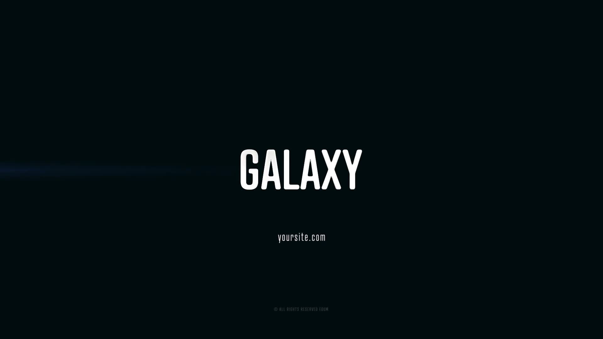 Galaxy Logo | Space Titles Reveal for Premiere Pro Videohive 33428264 Premiere Pro Image 8