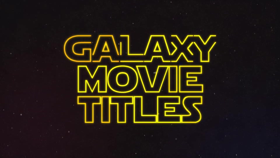 Galaxy Movie Titles - Download Videohive 6000599