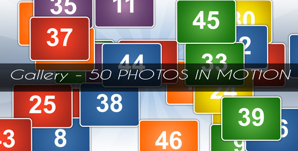 Gallery 50 photos in motion! - Download Videohive 64377