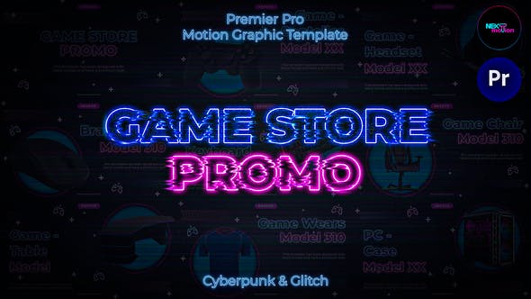 Game Store Promo | MOGRT - Videohive Download 33971925