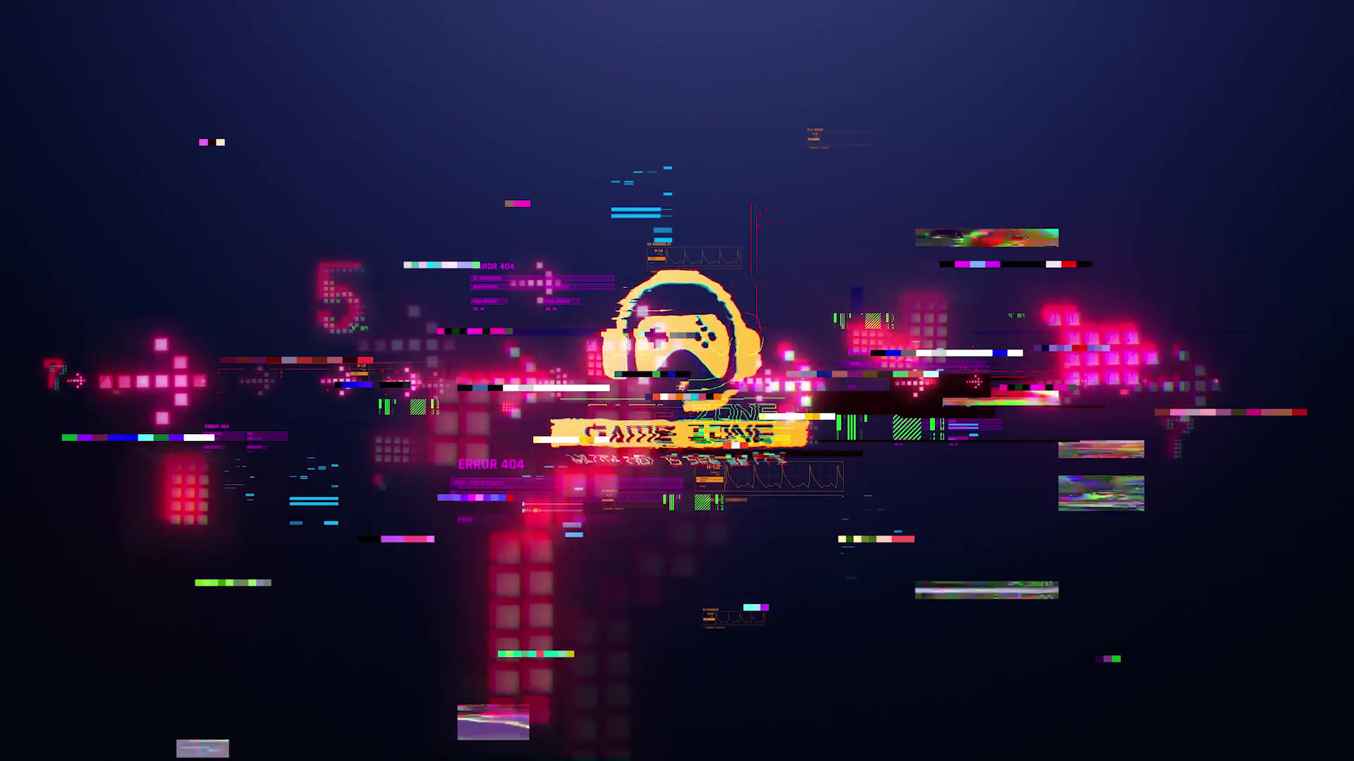 Game Zone/ Tournament/ Cyber Sport/ Hi Tech Logo/ 3D Glitch/ HUD UI/ Scull/ Streamer/ CS GO/ Shooter Videohive 28711737 After Effects Image 3