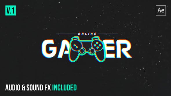 Gamer Glitch Logo Reveal - 25996795 Videohive Download
