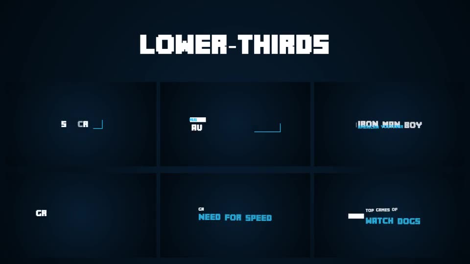 Gamer Pack Titles & Lower Thirds Videohive 16998139 After Effects Image 2