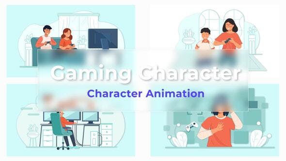Gaming character Animated Scene Pack - Download Videohive 36766715