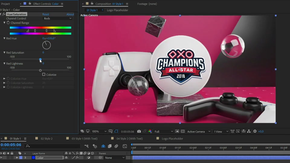Gaming Logo Reveal 3D Videohive 27606557 After Effects Image 10