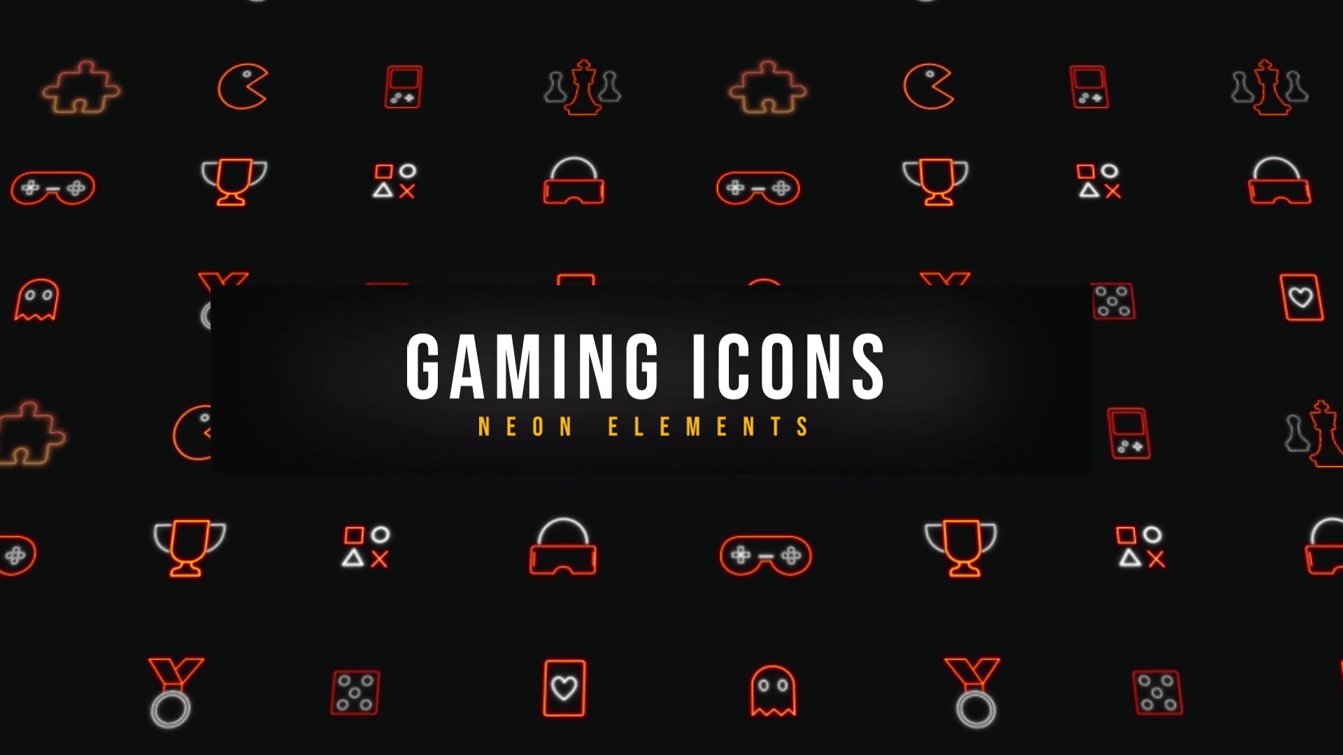 Gaming Neon Icons Videohive 39207570 Apple Motion Image 11