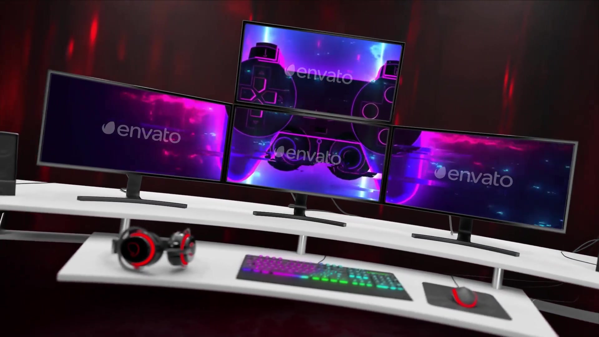 Gaming Setup Opener Videohive 37447449 After Effects Image 5