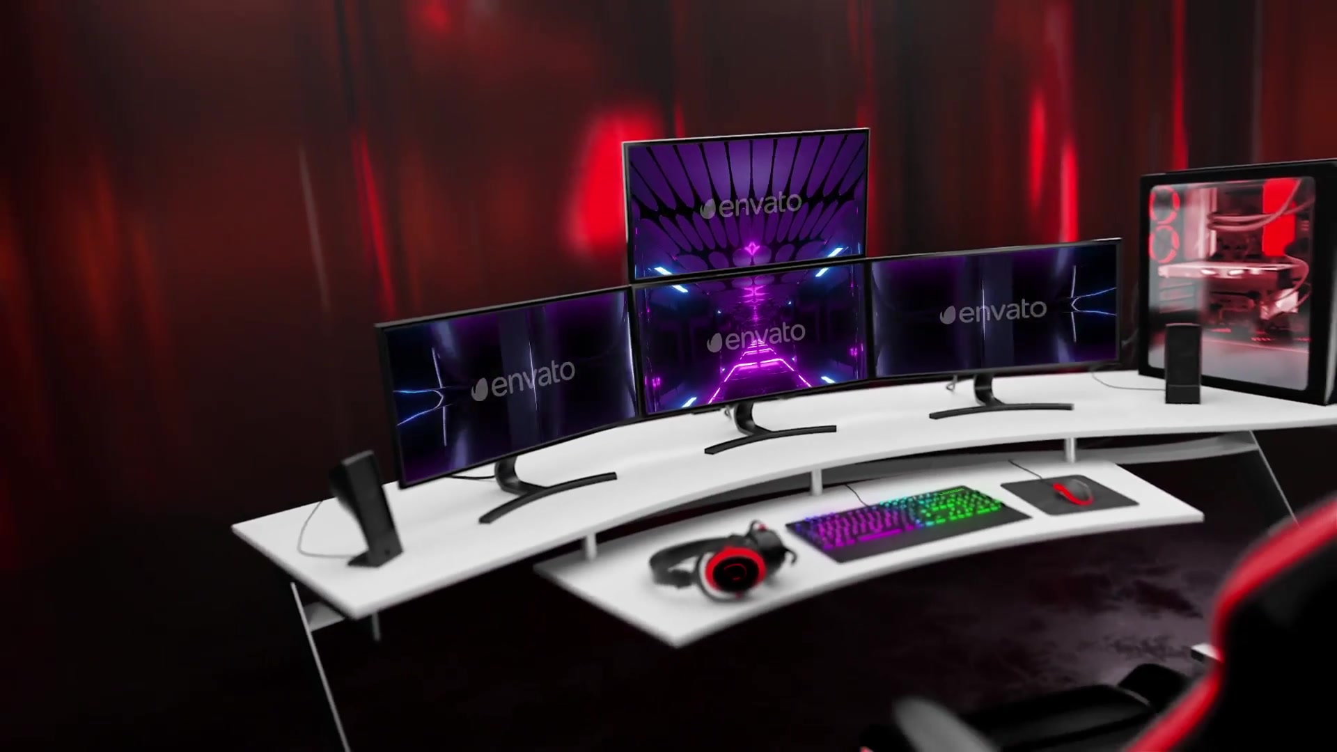 Gaming Setup Opener Videohive 37447449 After Effects Image 9