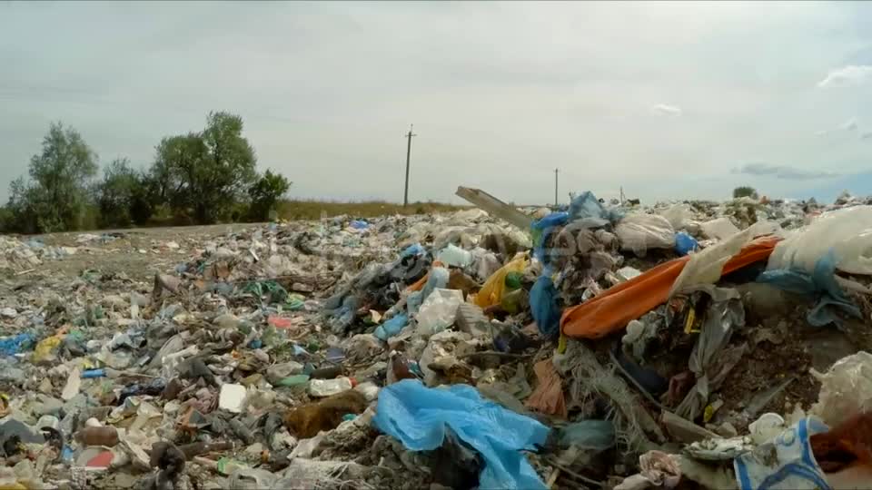 Garbage Dumped Into Huge Heap At Landfill  Videohive 13594523 Stock Footage Image 1