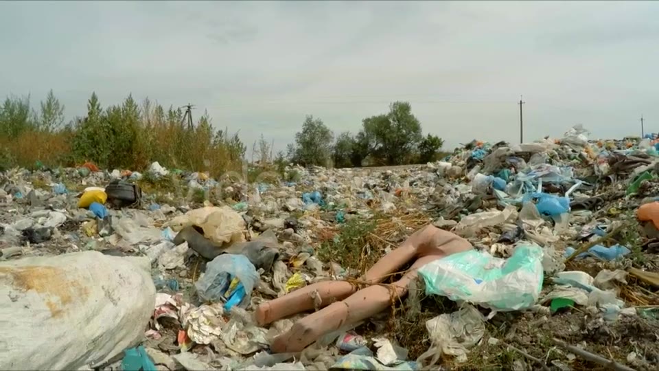 Garbage Dumped Into Huge Heap At Landfill  Videohive 13594523 Stock Footage Image 10