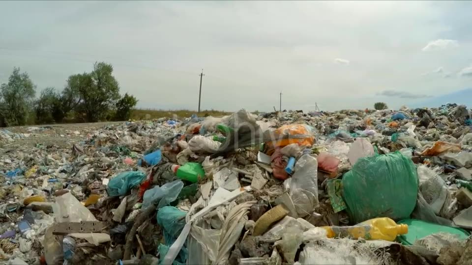 Garbage Dumped Into Huge Heap At Landfill  Videohive 13594523 Stock Footage Image 2
