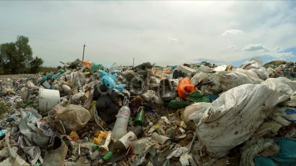 Garbage Dumped Into Huge Heap At Landfill  Videohive 13594523 Stock Footage Image 4