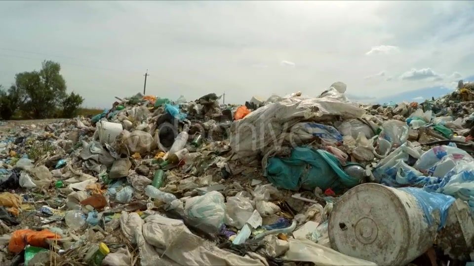 Garbage Dumped Into Huge Heap At Landfill  Videohive 13594523 Stock Footage Image 5