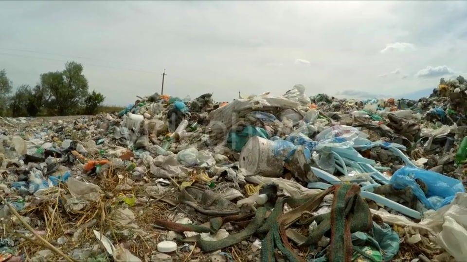 Garbage Dumped Into Huge Heap At Landfill  Videohive 13594523 Stock Footage Image 6