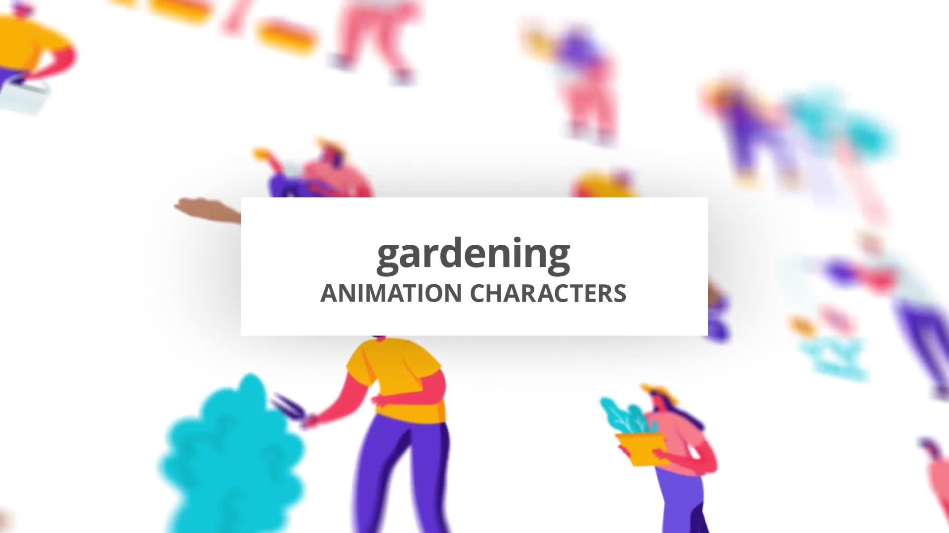 Gardening Character Set Videohive 32842647 After Effects Image 1
