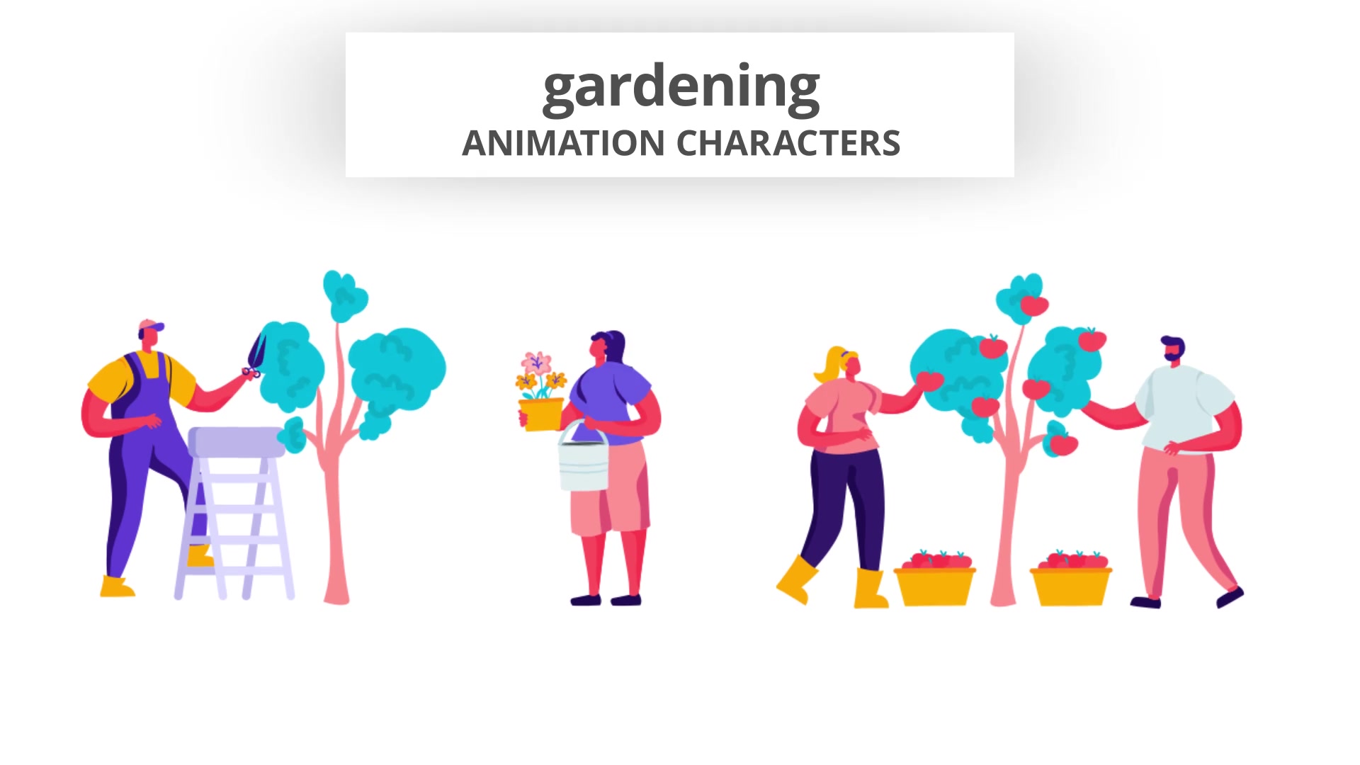 Gardening Character Set Videohive 32842647 After Effects Image 4