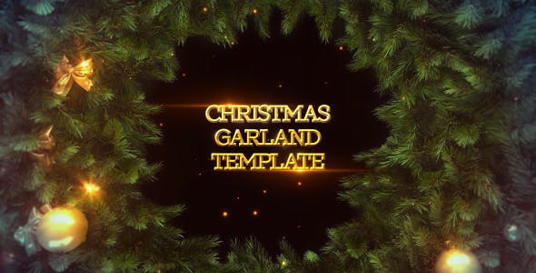 Garland Christmas Slideshow - 13831534 Download Videohive