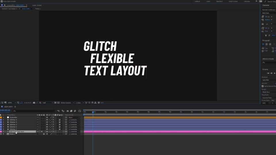 Ge Glitch Text Maker 3 Videohive 30268108 After Effects Image 9