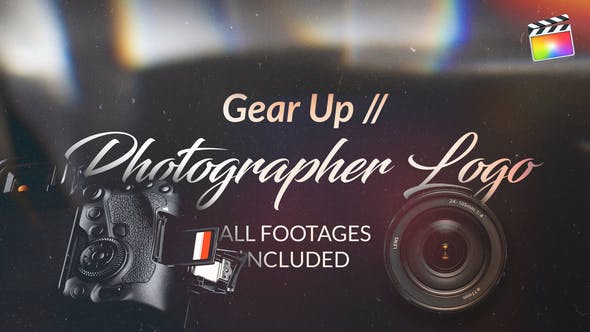 Gear Up // Photographer Logo | For Final Cut & Apple Motion - Download 35319979 Videohive