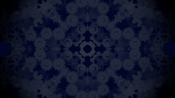 Gears Kaleidoscope Background - Download Videohive 18024499