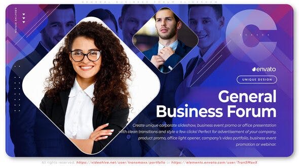 General Business Forum Slideshow - 27018528 Videohive Download