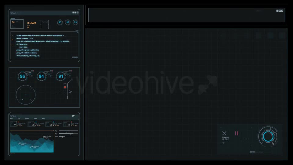 Generic Sci Fi HUD Display for Computer Screens A - Download Videohive 20759949