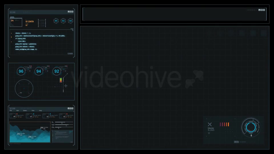 Generic Sci Fi HUD Display for Computer Screens A - Download Videohive 20759949
