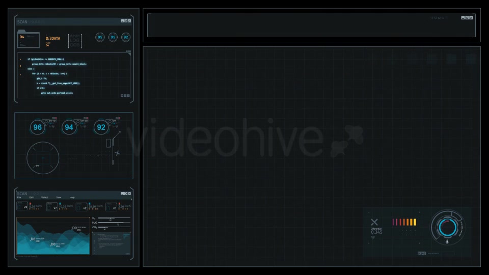 Generic Sci Fi HUD Display for Computer Screens A - Download Videohive 20759949