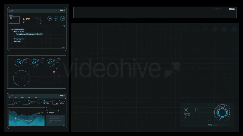 Generic Sci Fi HUD Display for Computer Screens A - Download Videohive 20759949