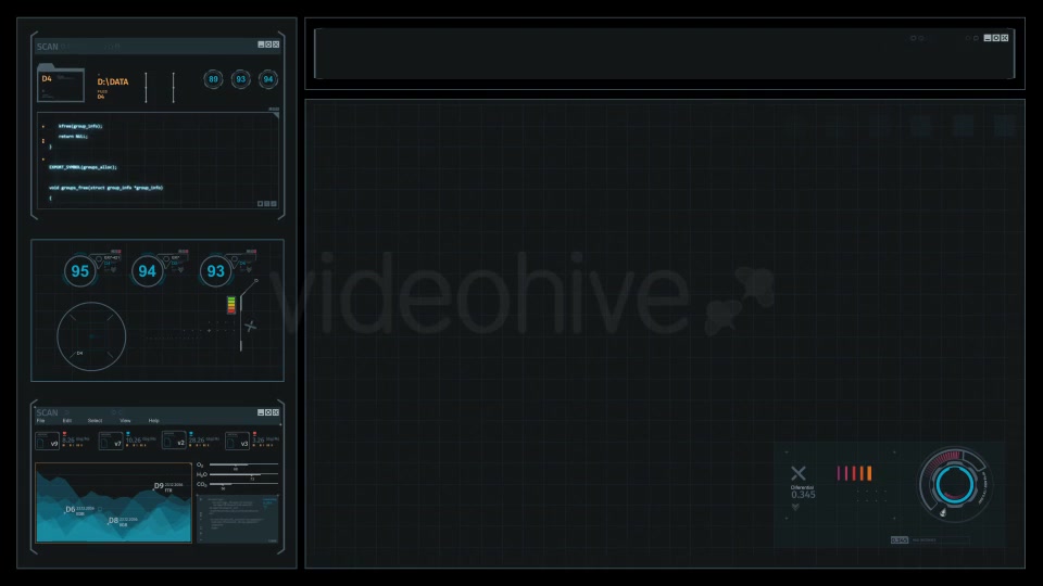 Generic Sci Fi HUD Display for Computer Screens A - Download Videohive 20759949