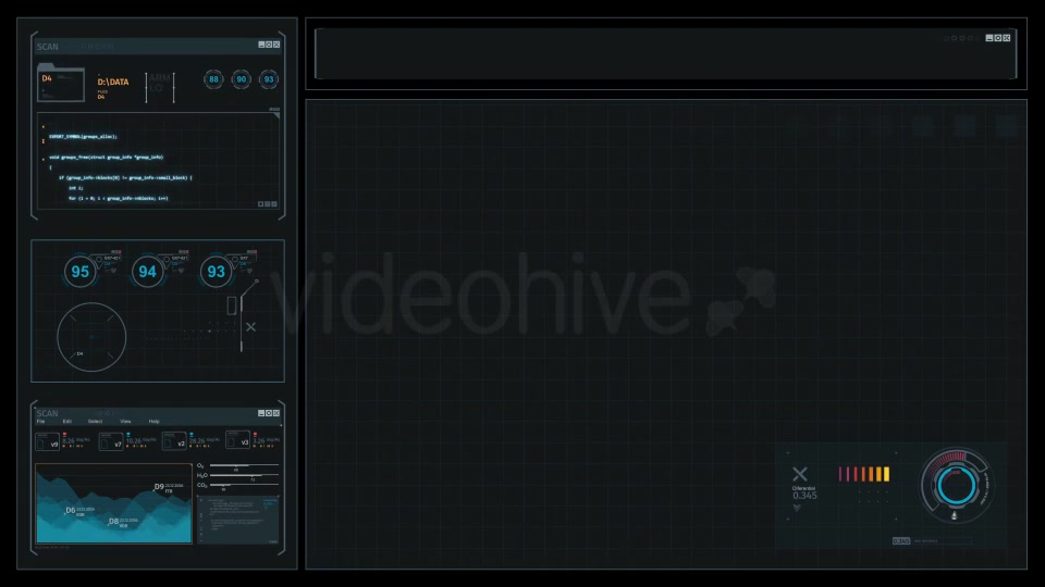 Generic Sci Fi HUD Display for Computer Screens A - Download Videohive 20759949