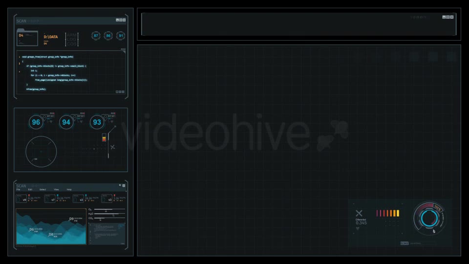 Generic Sci Fi HUD Display for Computer Screens A - Download Videohive 20759949