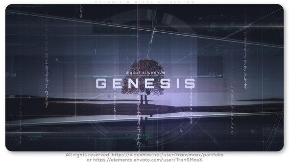 Genesis Digital Slideshow - Videohive Download 25624769